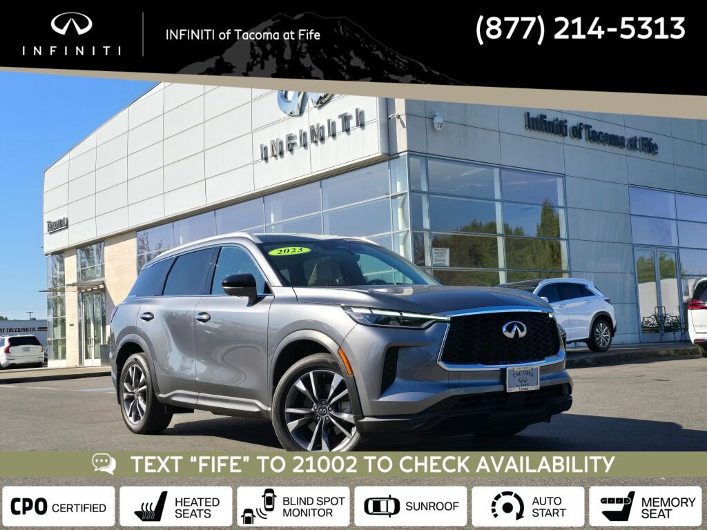 Certified 2023 INFINITI QX60 Luxe w/ Cargo Package