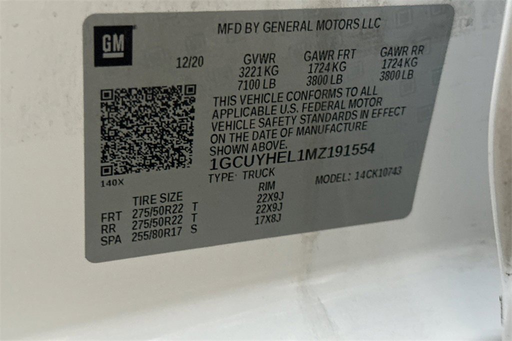 Used 2021 Chevrolet Silverado 1500 High Country w/ Technology Package image 30