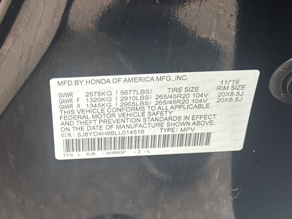 Used 2020 Acura MDX SH-AWD w/ Advance Package image 48