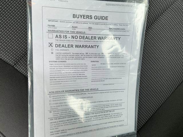 Used 2021 Hyundai Accent SE image 45