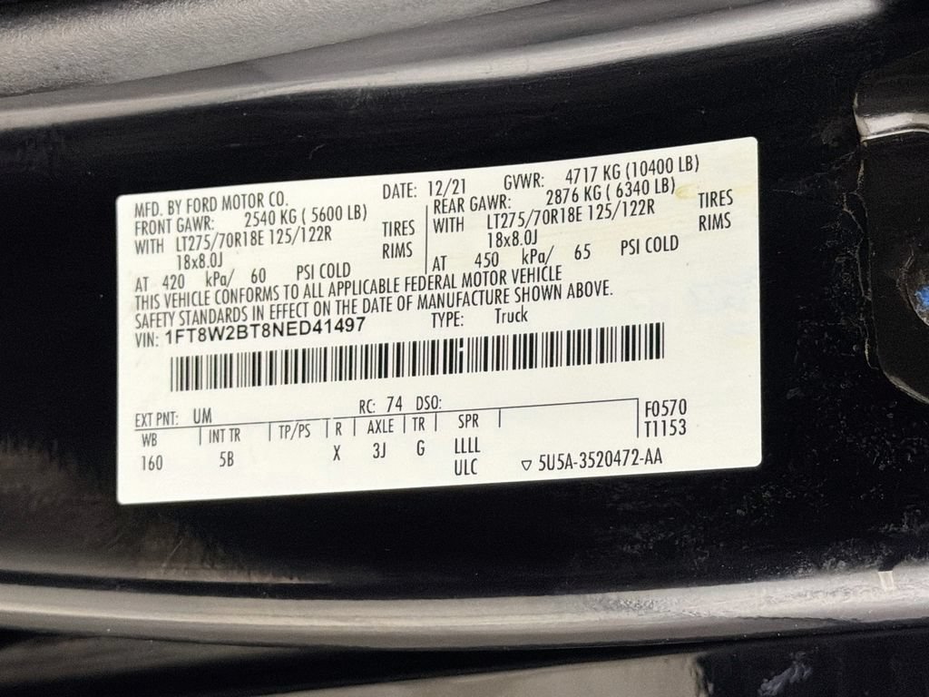 Used 2022 Ford F250 Lariat w/ Lariat Ultimate Package AWD/4WD image 28