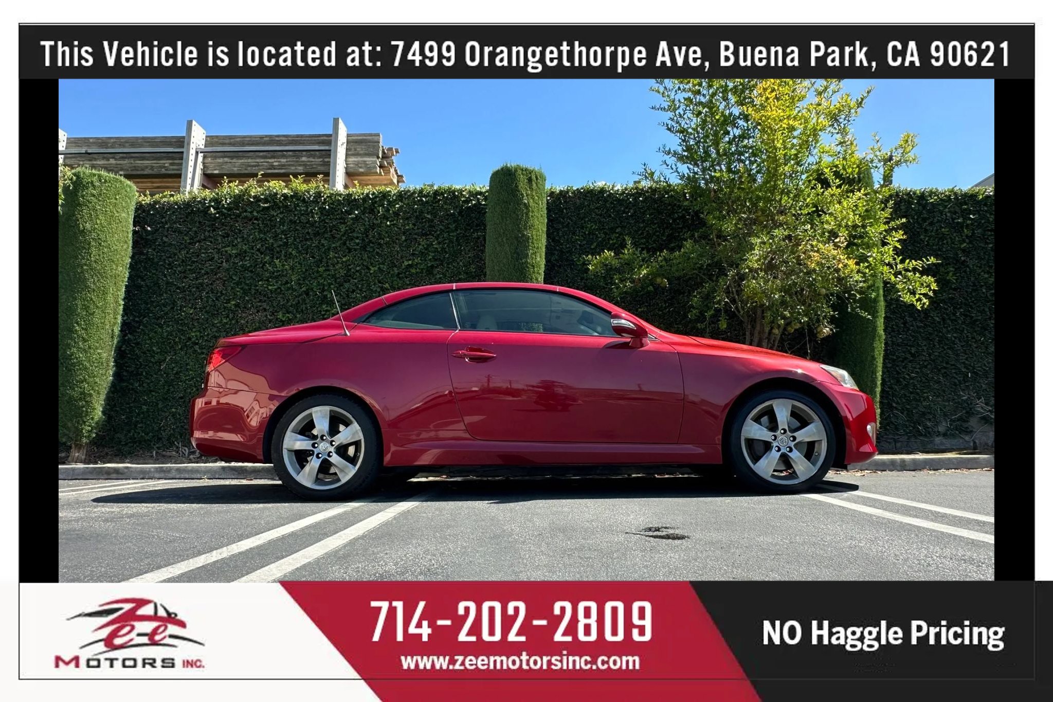 Used 2014 Lexus IS 350C w/ Navigation System Package RWD image 6