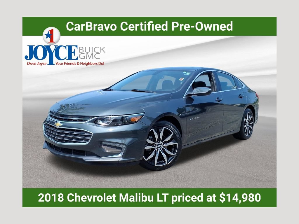 Certified 2018 Chevrolet Malibu LT w/ Leather Package FWD image 1