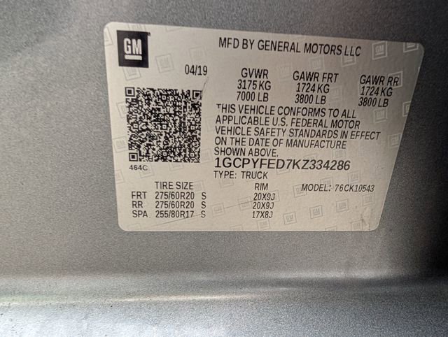 Used 2019 Chevrolet Silverado 1500 LT Trail Boss image 42