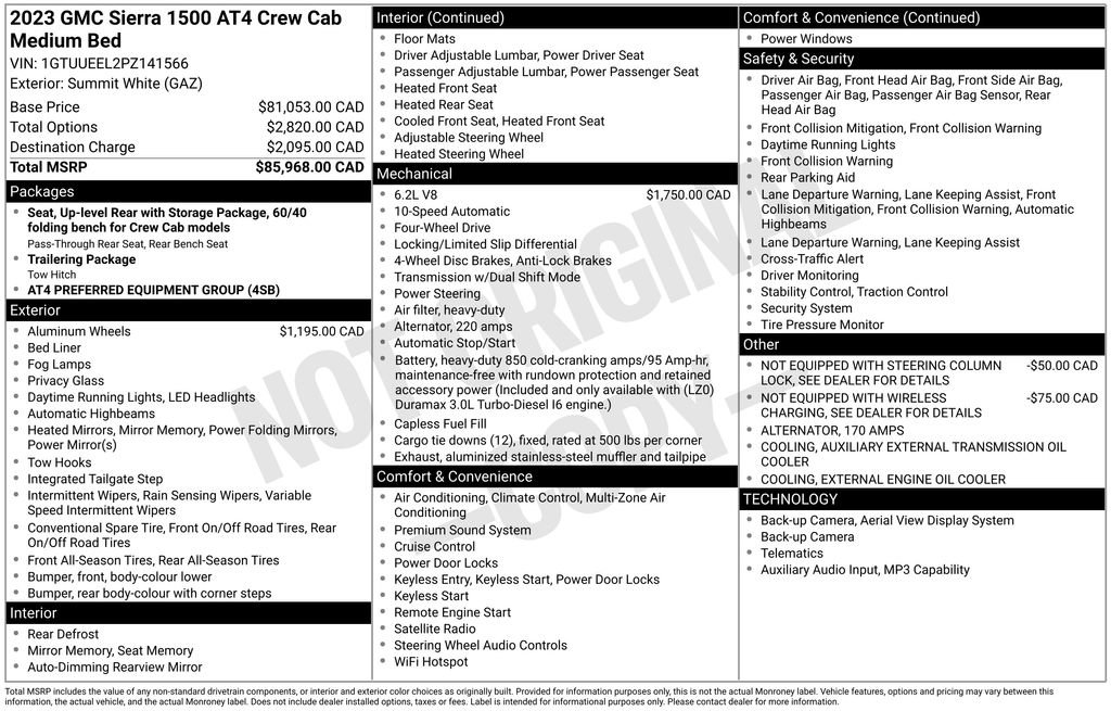 Certified 2023 GMC Sierra 1500 AT4 image 4