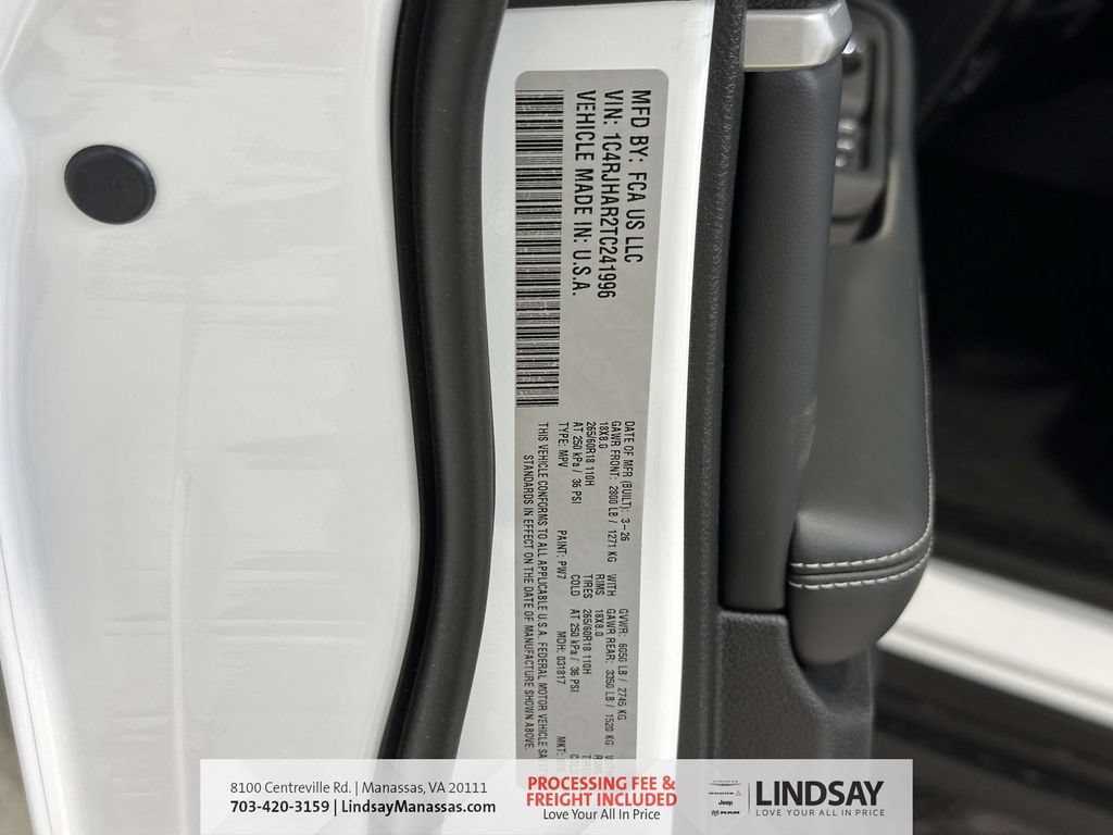 New 2026 Jeep Grand Cherokee Altitude AWD/4WD image 33