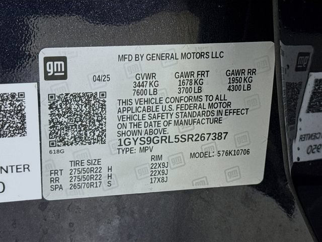 Used 2025 Cadillac Escalade Sport Platinum w/ LPO, Floor Liner Package AWD/4WD image 36