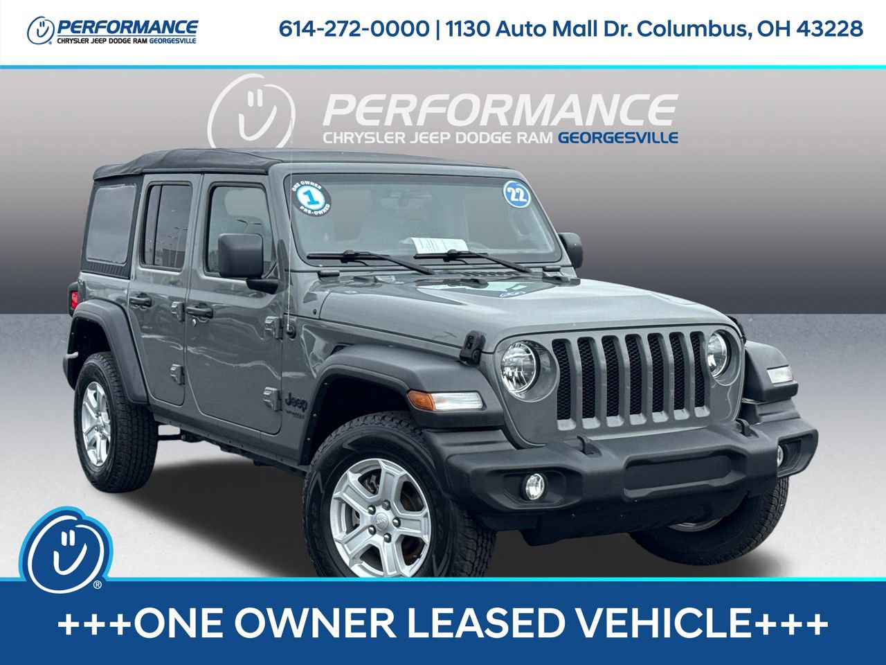 Used 2022 Jeep Wrangler Unlimited Sport image 1
