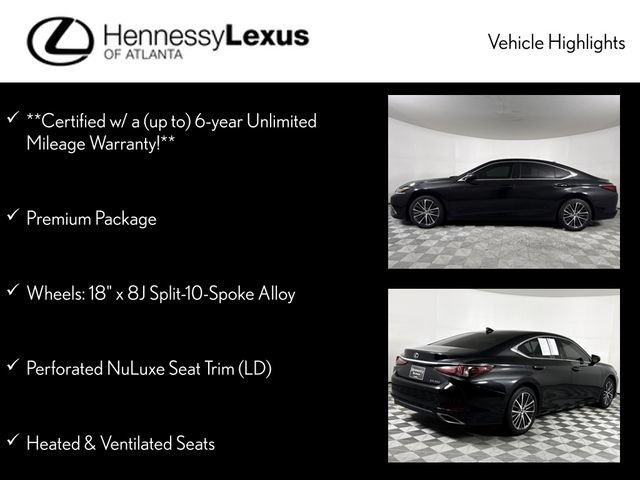 Used 2024 Lexus ES 350 w/ Premium Package FWD image 12