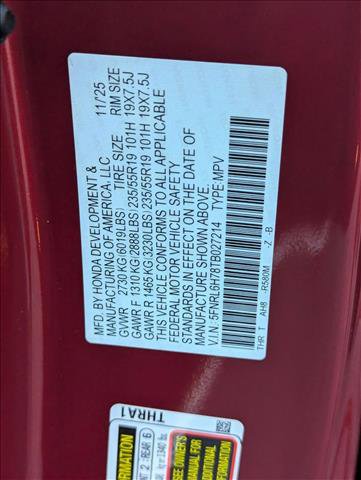 New 2026 Honda Odyssey Sport-L image 16