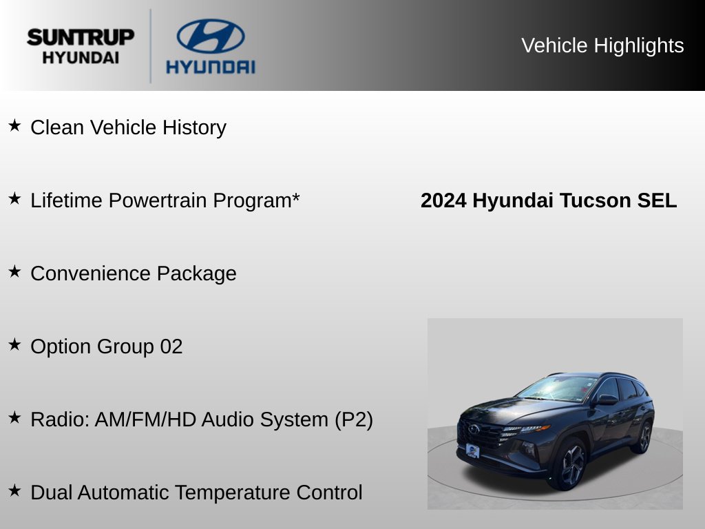 Used 2024 Hyundai Tucson SEL w/ Convenience Package AWD/4WD image 8