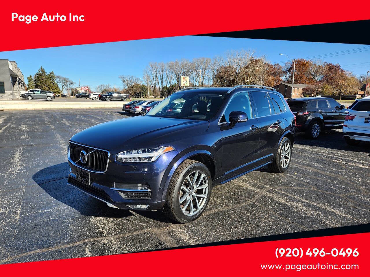 Used 2017 Volvo XC90 T6 Momentum w/ Vision Package image 1