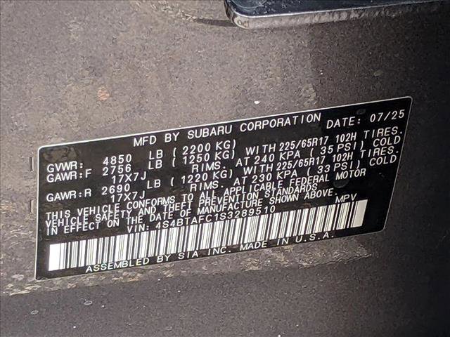 Certified 2025 Subaru Outback Premium image 18