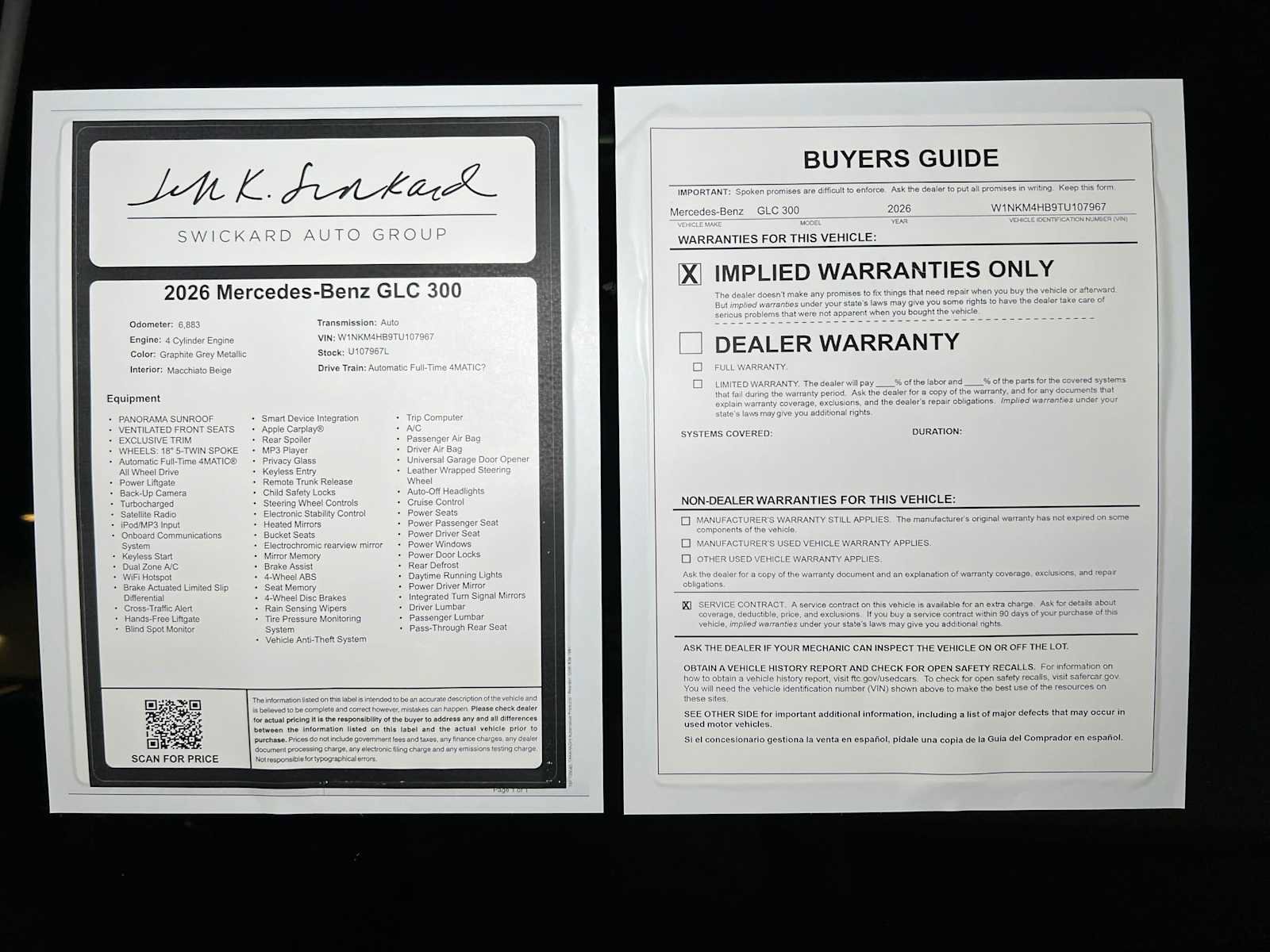 Used 2026 Mercedes-Benz GLC 300 4MATIC image 46
