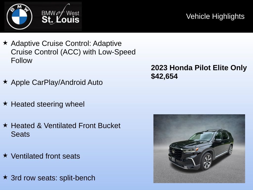 Used 2023 Honda Pilot Elite image 7