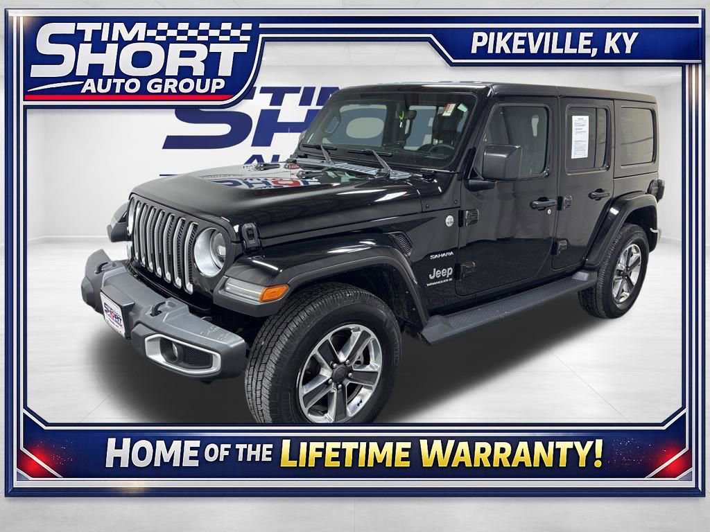 Used 2023 Jeep Wrangler Unlimited Sahara w/ LED Lighting Group AWD/4WD image 1
