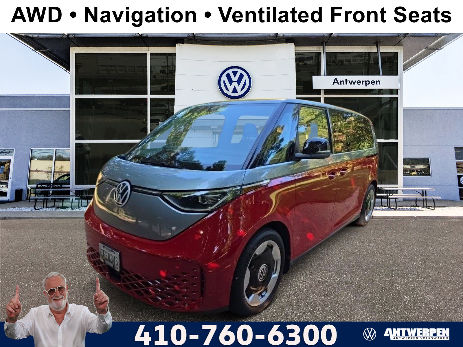Used 2025 Volkswagen ID. Buzz Pro S Plus AWD/4WD image 1