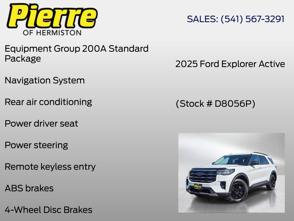 Used 2025 Ford Explorer Active AWD/4WD image 6