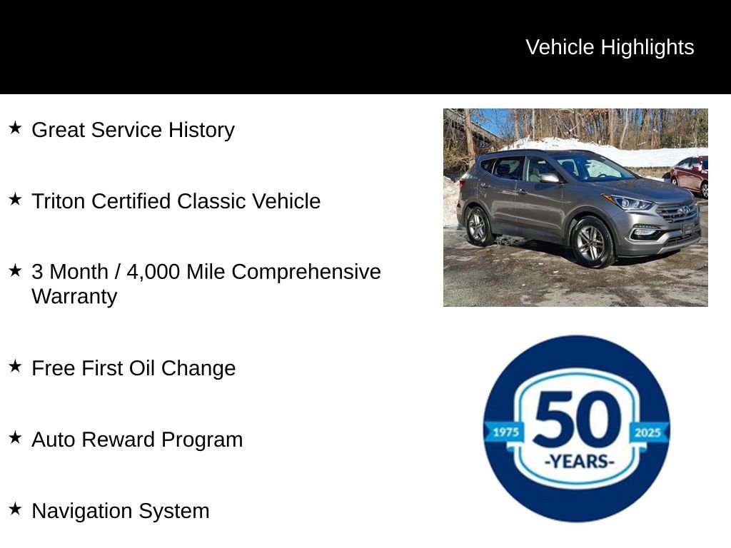 Used 2017 Hyundai Santa Fe Sport w/ 2.4L Tech Package 04 image 7