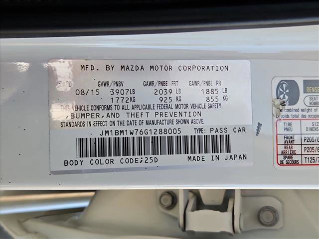 Used 2016 MAZDA MAZDA3 i Touring w/ Popular Equipment Package FWD image 25