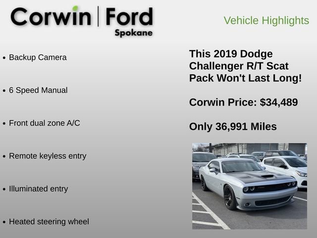 Used 2019 Dodge Challenger R/T Scat Pack w/ Driver Convenience Group image 6