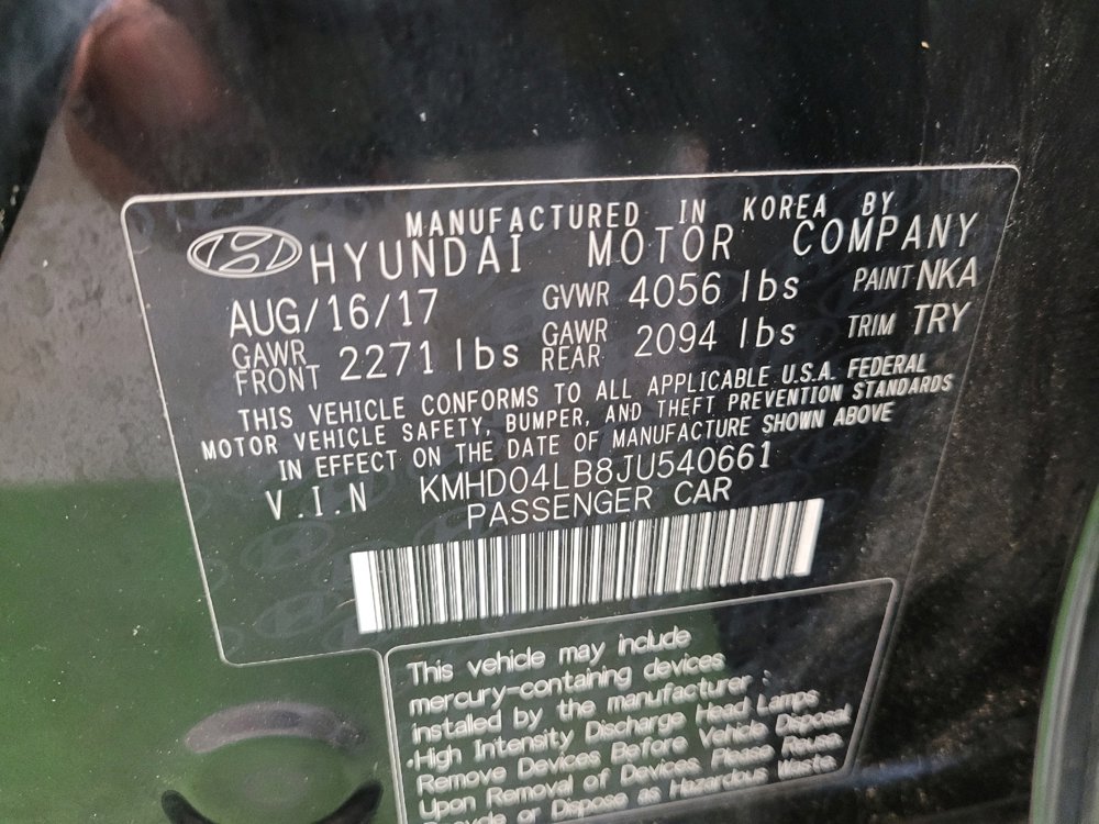 Used 2018 Hyundai Elantra Sport w/ Cargo Package FWD image 33