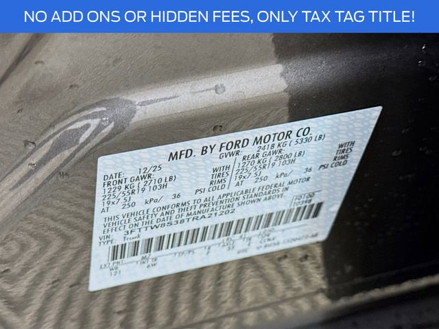 New 2026 Ford Maverick Lariat w/ Black Appearance Package image 32