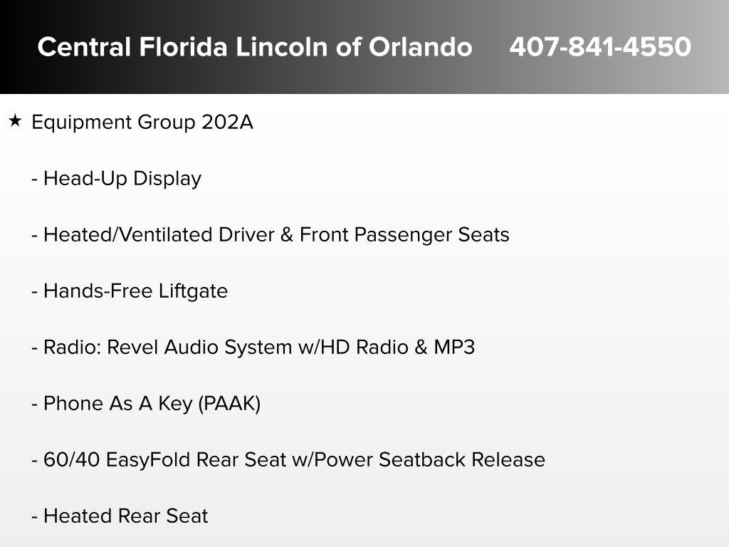 New 2025 Lincoln Corsair Reserve w/ Equipment Group 202A image 10