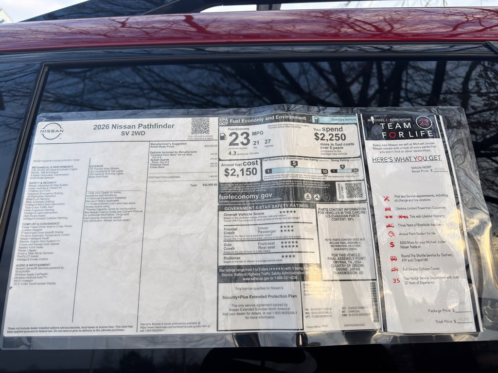 New 2026 Nissan Pathfinder SV image 12