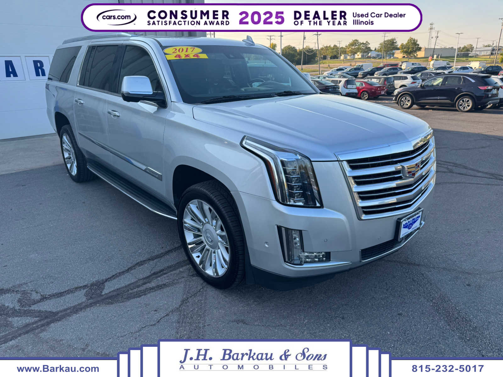 Used 2017 Cadillac Escalade ESV Platinum