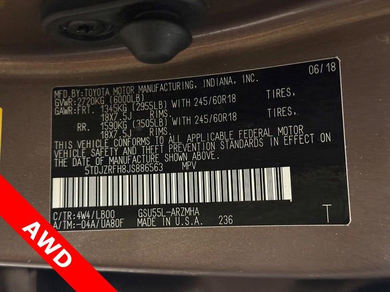 Used 2018 Toyota Highlander XLE w/ Protection Package #3 image 27