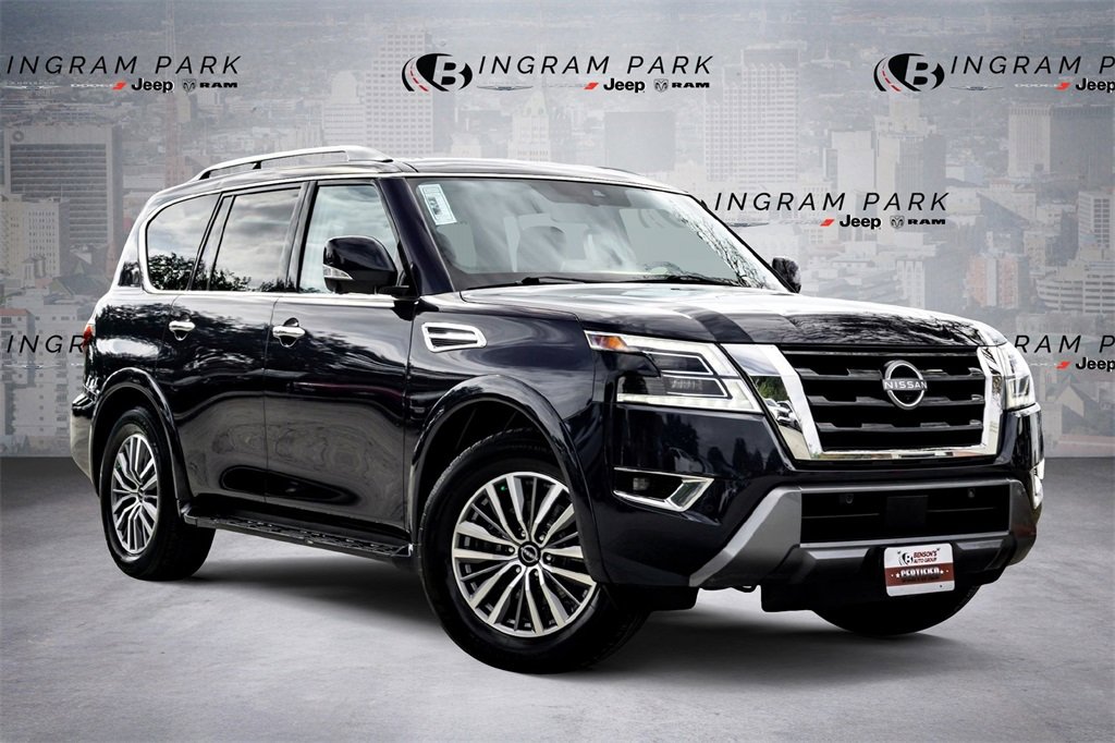 Used 2023 Nissan Armada SL w/ Captain's Chairs Package image 1