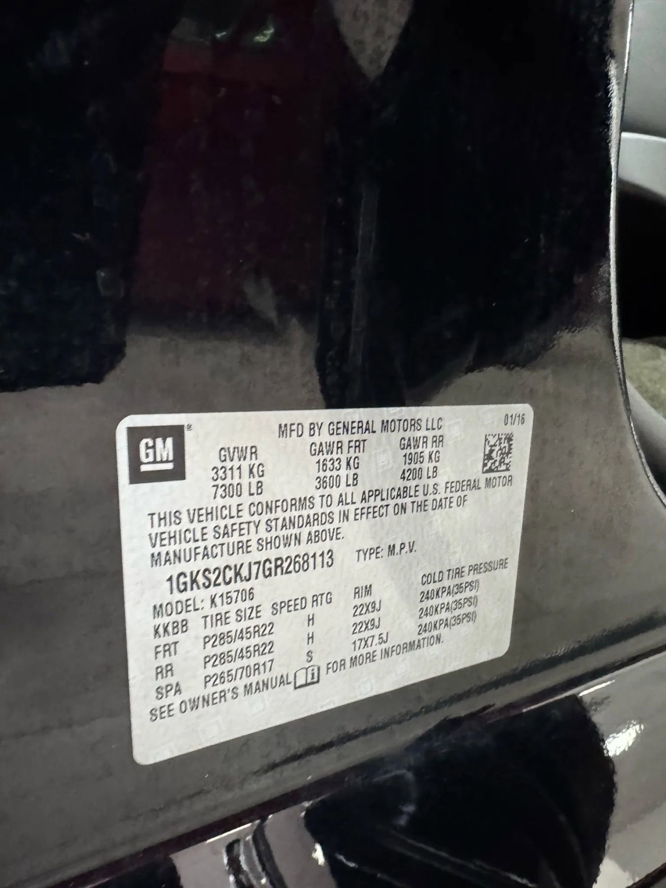 Used 2016 GMC Yukon Denali w/ Enhanced Security Package image 43