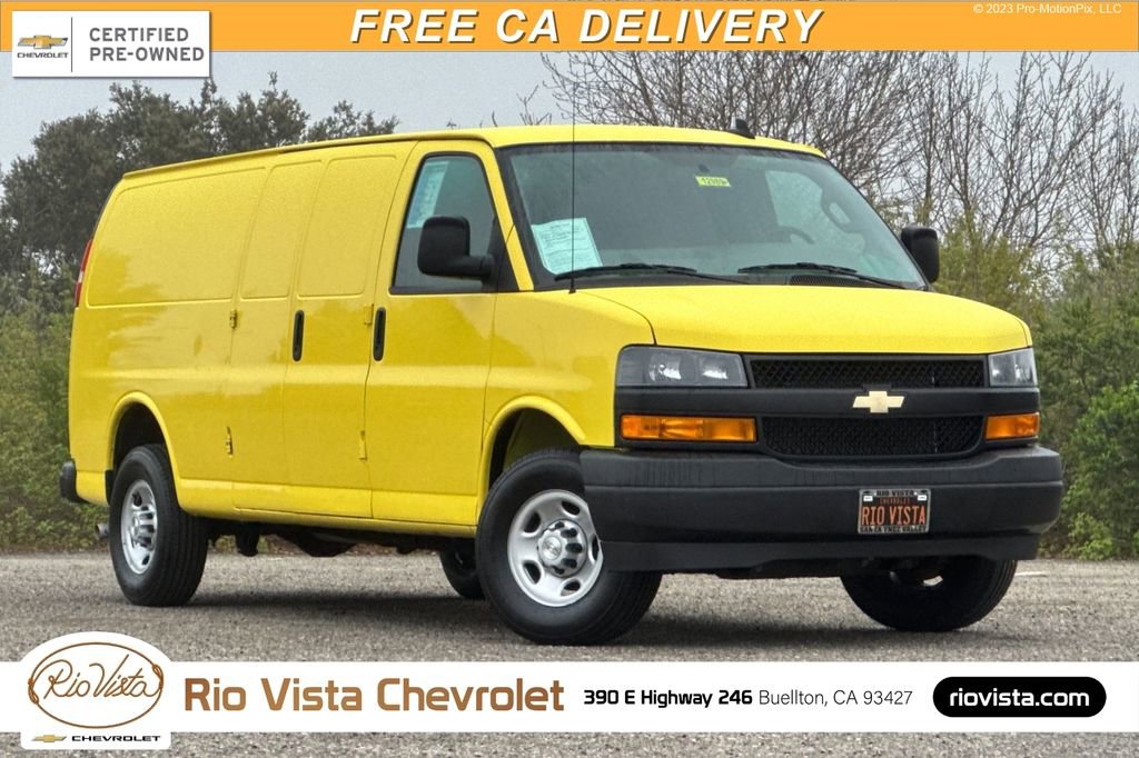 Certified 2023 Chevrolet Express 3500 Extended w/ Driver Convenience Package RWD image 1