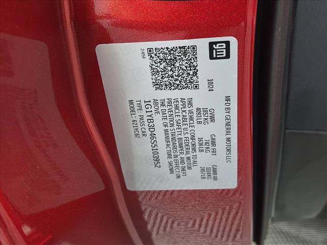 Used 2025 Chevrolet Corvette Stingray Preferred Conv w/ Battery Protection Package RWD image 23