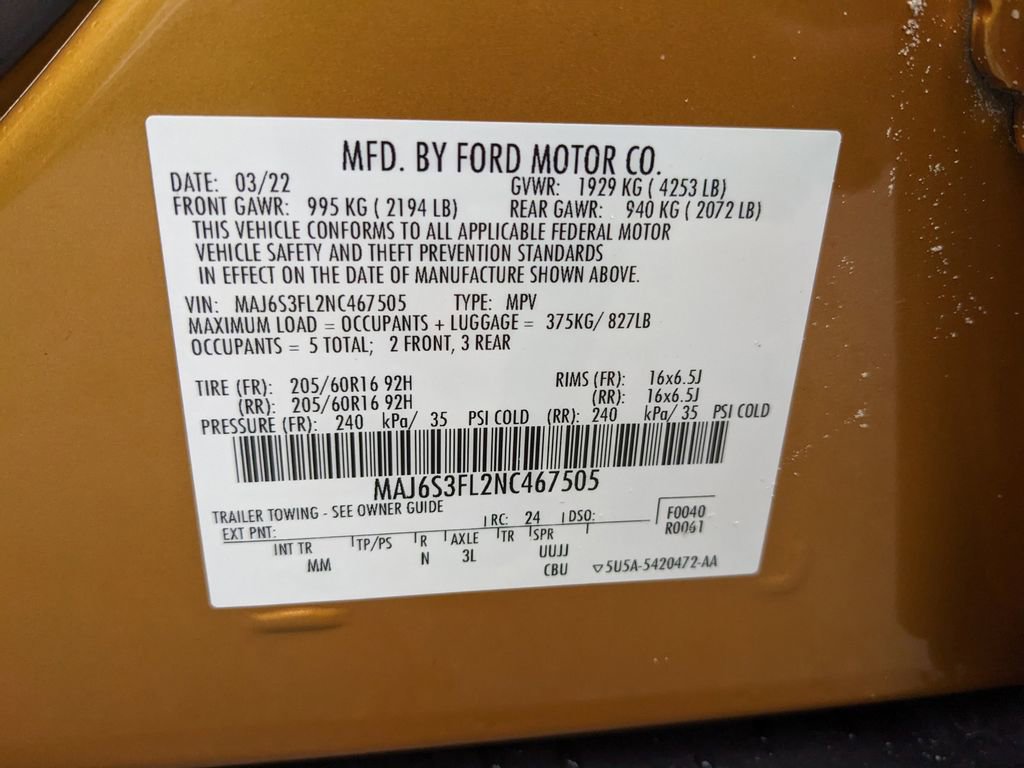 Used 2022 Ford EcoSport S image 34