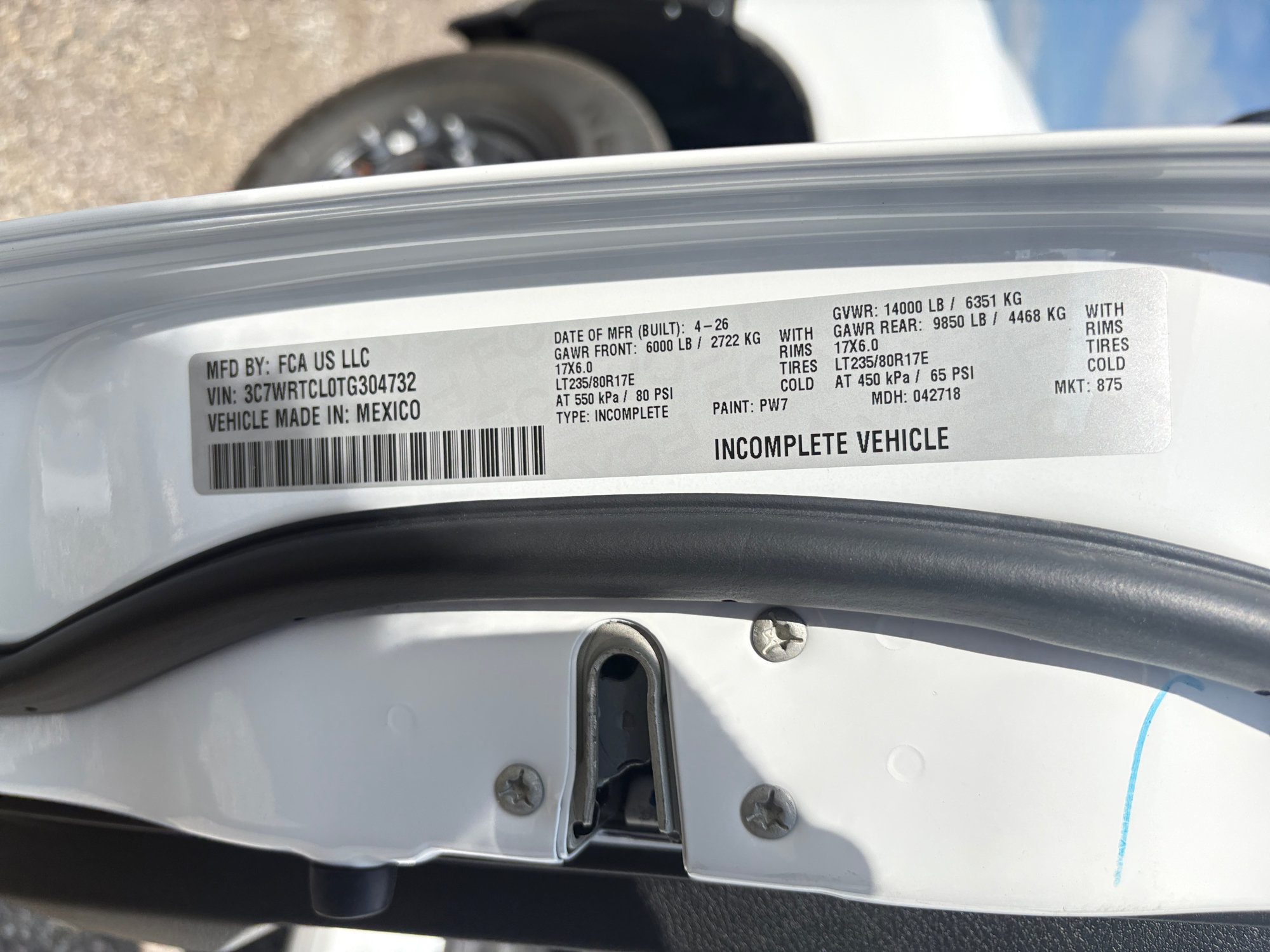 New 2026 RAM 3500 Tradesman AWD/4WD image 24