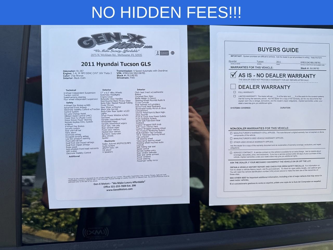 Used 2011 Hyundai Tucson GLS image 10