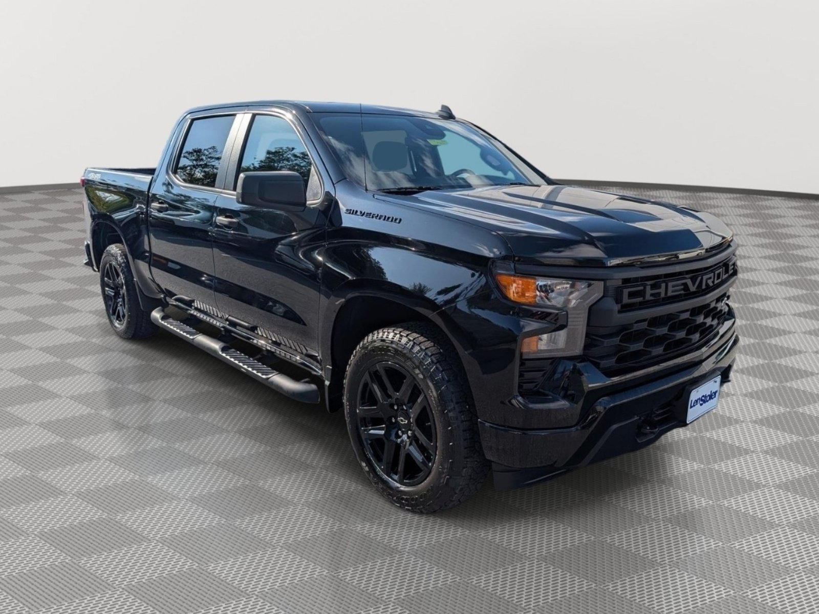 Used 2024 Chevrolet Silverado 1500 Custom w/ Turbomax Blackout Package AWD/4WD image 7