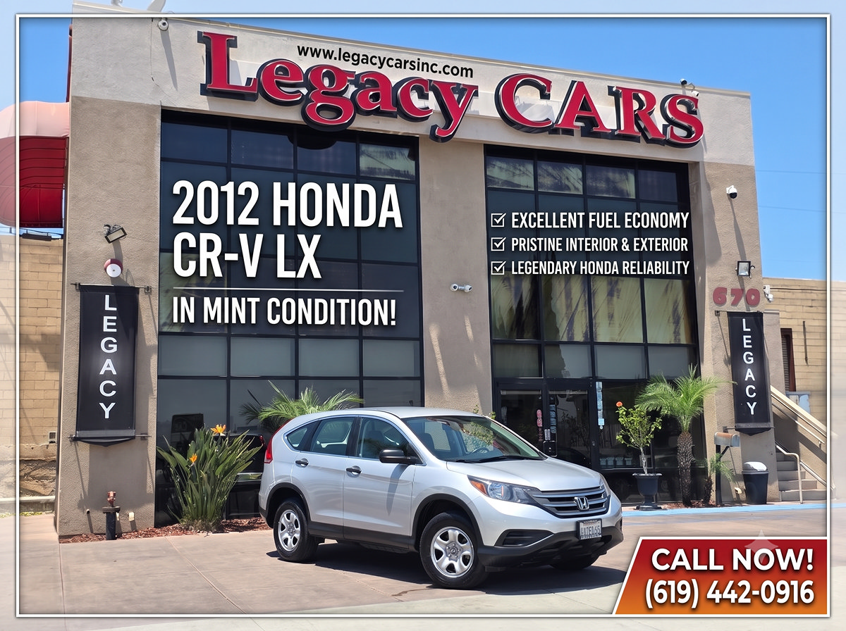 Used 2012 Honda CR-V LX image 2