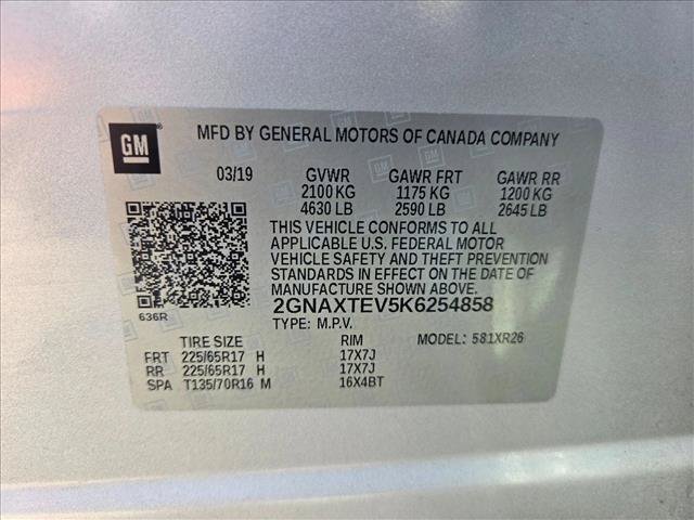 Used 2019 Chevrolet Equinox LT AWD/4WD image 21