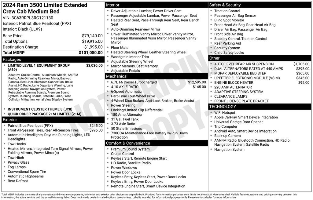 Certified 2024 RAM 3500 Limited image 10