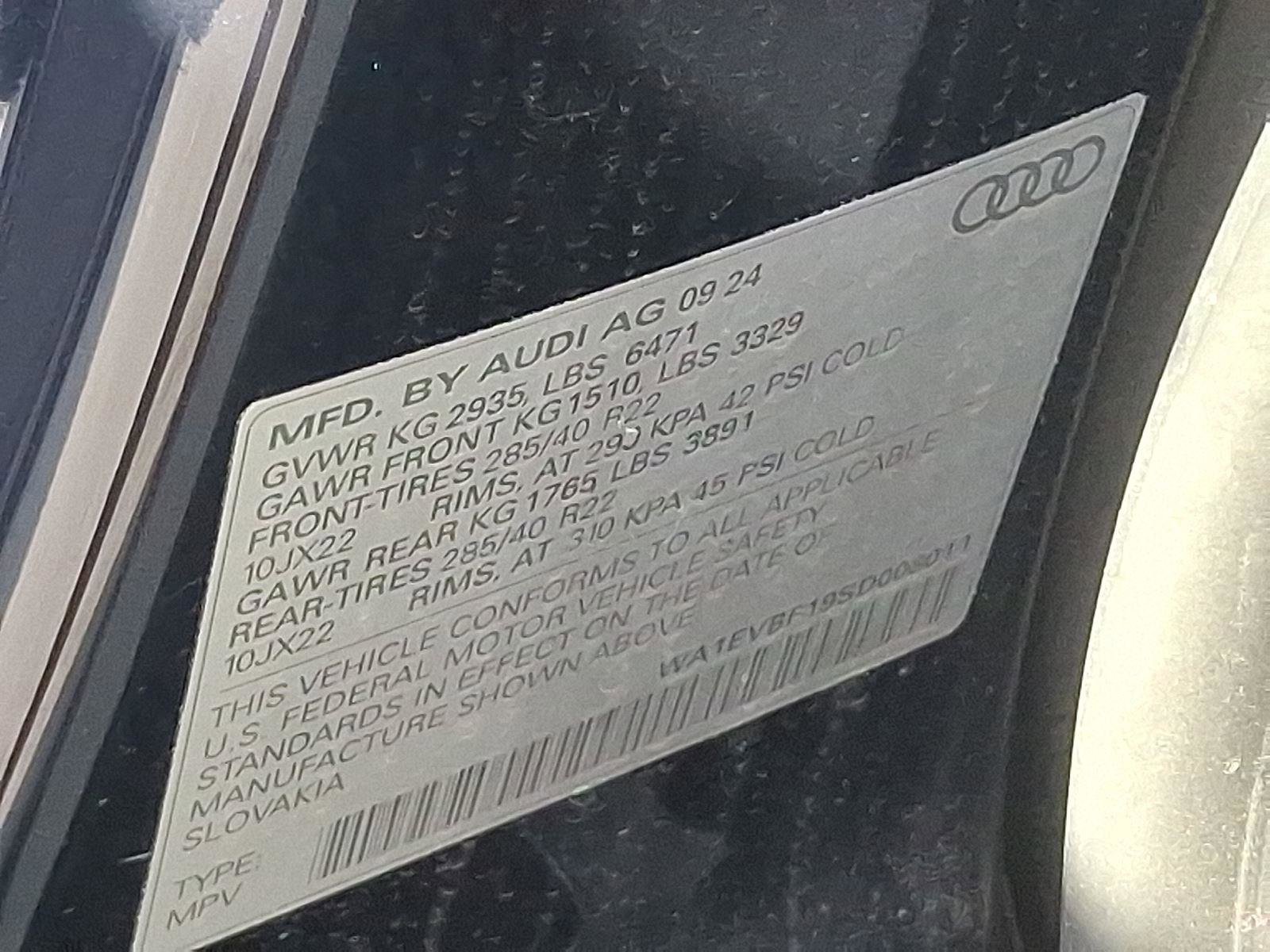 Certified 2025 Audi Q8 Premium Plus w/ Premium Plus Package image 25