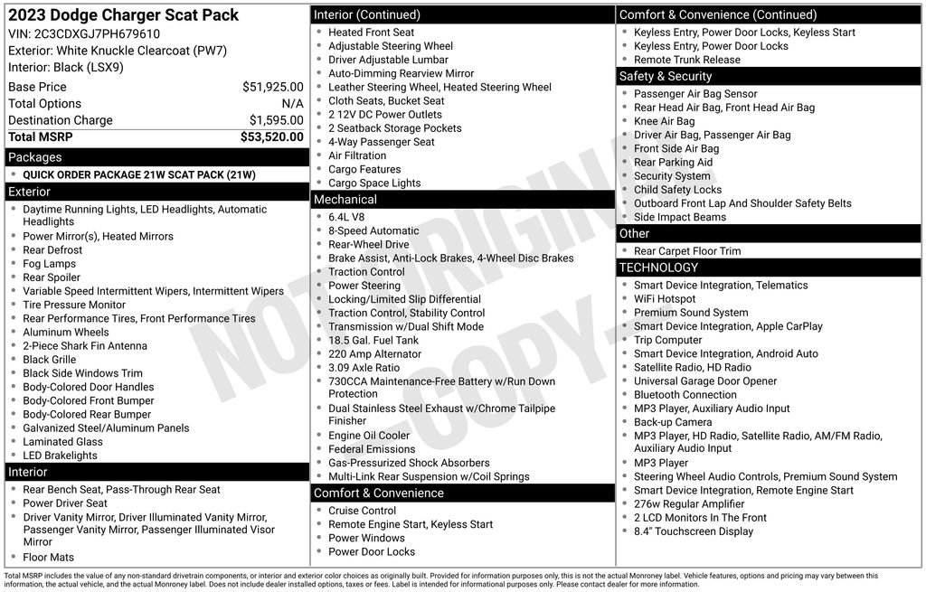 Used 2023 Dodge Charger Scat Pack RWD image 39