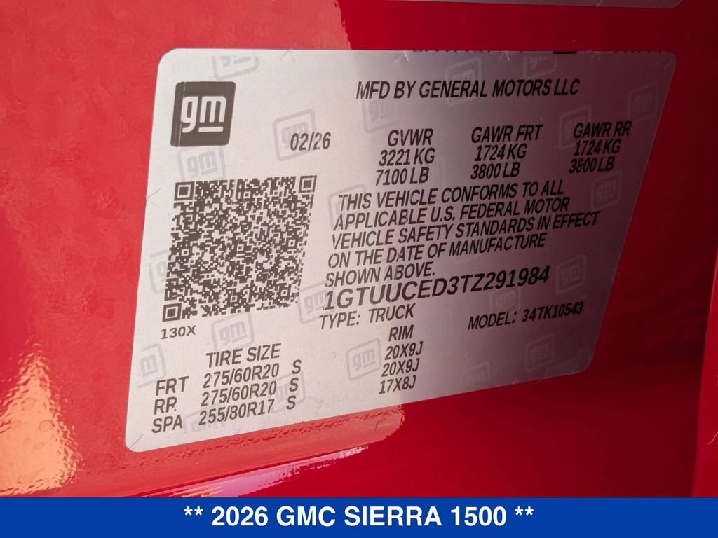 New 2026 GMC Sierra 1500 Elevation image 37