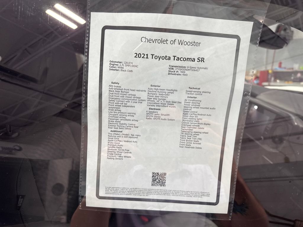 Used 2021 Toyota Tacoma SR AWD/4WD image 49