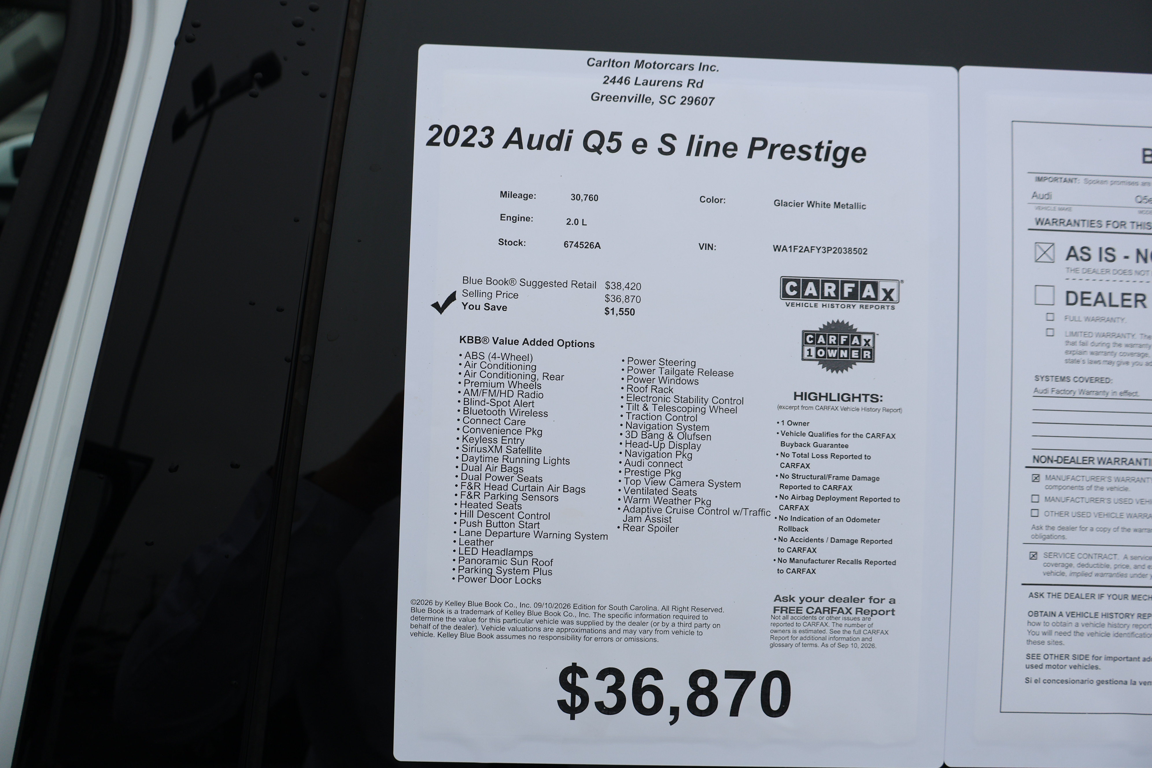Used 2023 Audi Q5 e Prestige AWD/4WD image 45