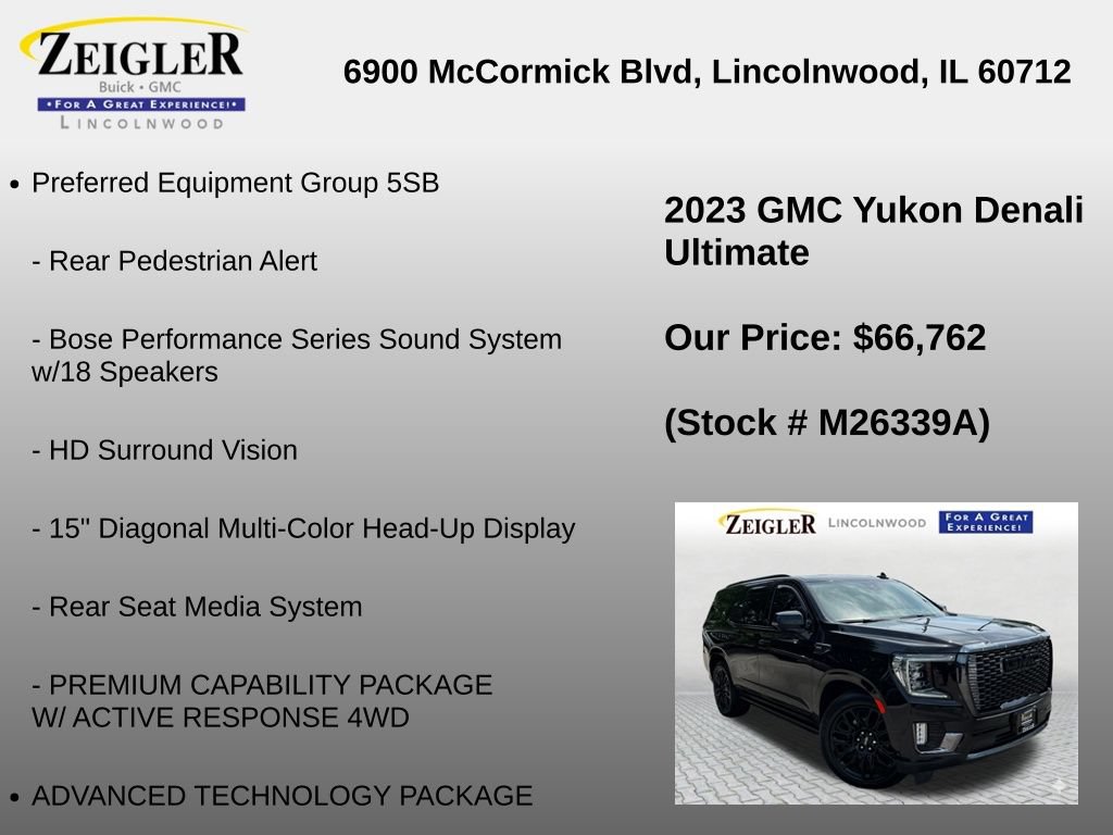 Used 2023 GMC Yukon Denali Ultimate AWD/4WD image 30
