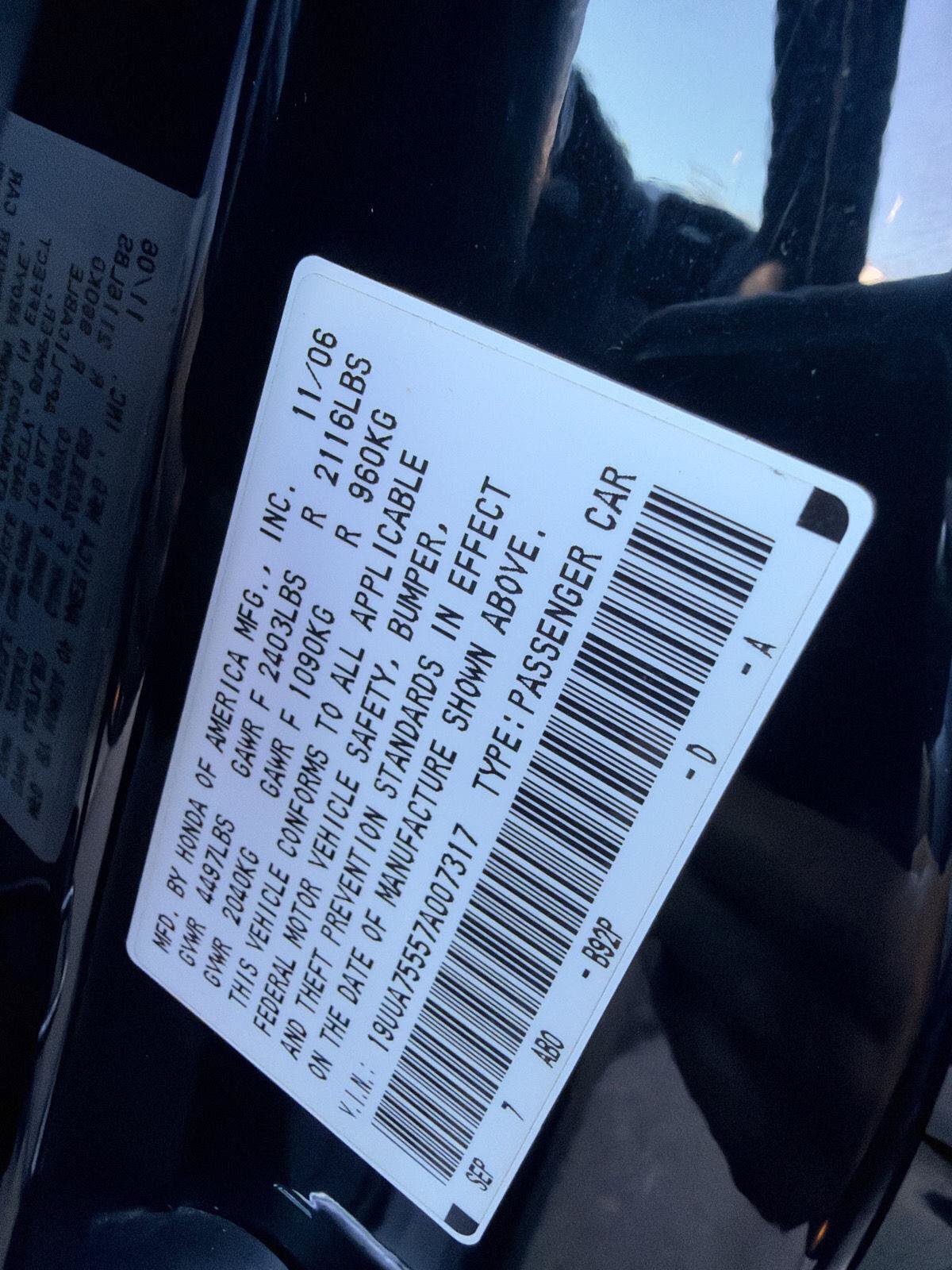 Used 2007 Acura TL Type-S FWD image 37