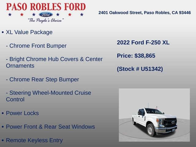 Used 2022 Ford F250 XL w/ Power Equipment Group RWD image 12